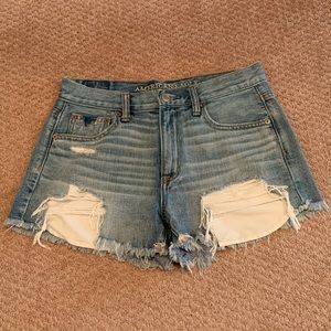 American Eagle Denim High Rise Shorts